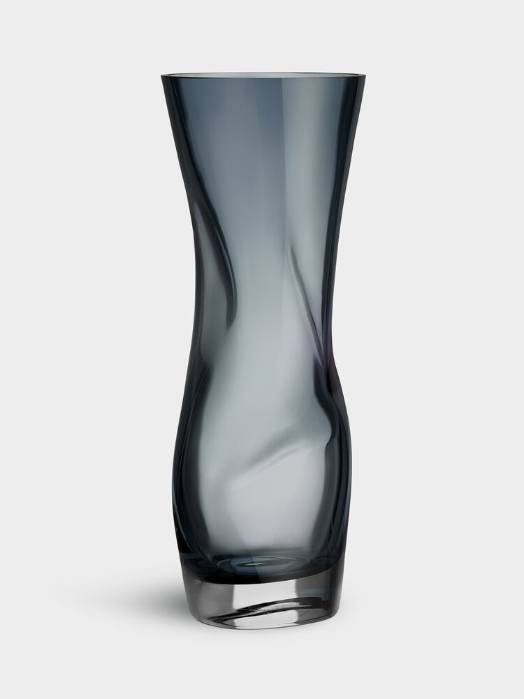 ORREFORS Squeeze vase grå 34cm